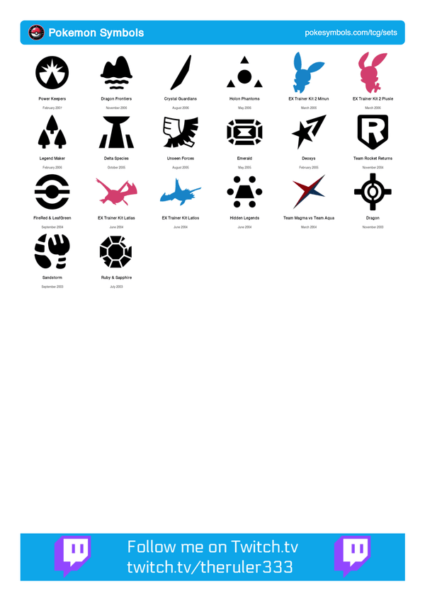ex Era Symbols printable PDF Symbol