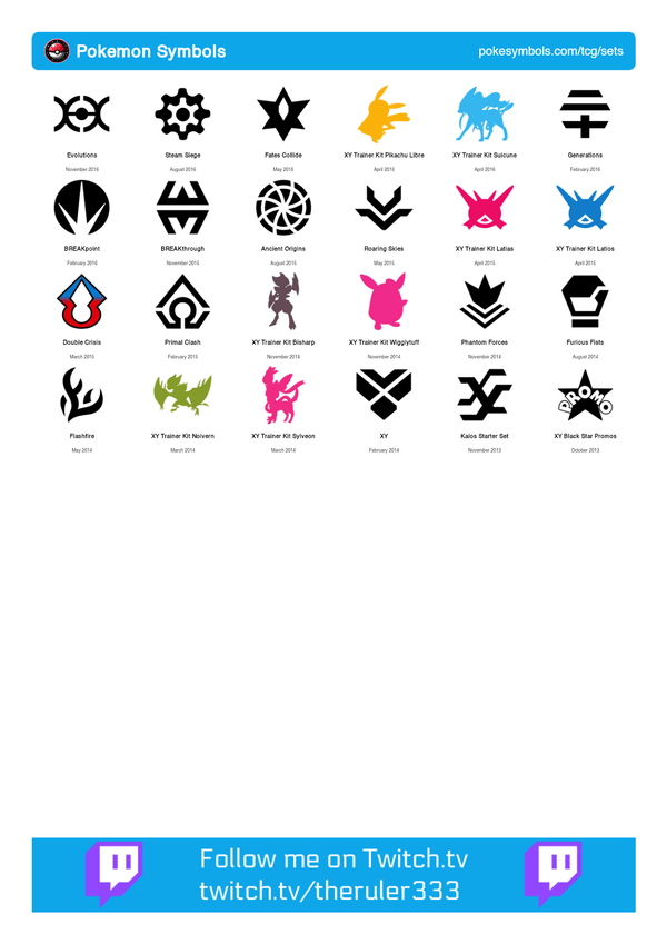 X and Y Symbols printable PDF Symbol